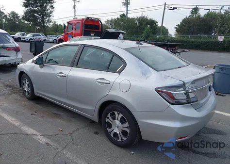 2014 Honda Civic Hybrid из США, поврежденный, VIN 19XFB4F20EE201433